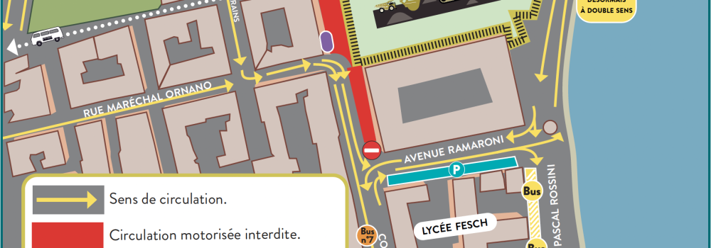 Requalification de la place et extension du parking du Diamant : le plan de circulation s'adapte au rythme soutenu du chantier